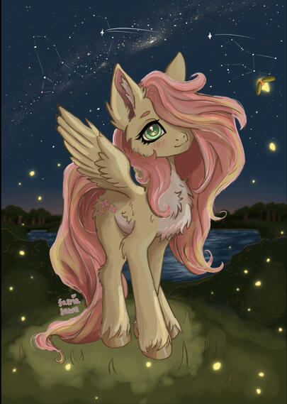 Fluttershy & Fireflies